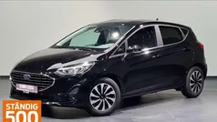 Schwarz, agate black metallic Gebraucht 2022 Ford Fiesta Titanium Kleinwagen | 16.230 € (Fairer Preis)
