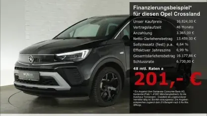 Gebraucht Opel Crossland Elegance 131 PS (96 kW) 2023 Karbon schwarz (metallic) SUV