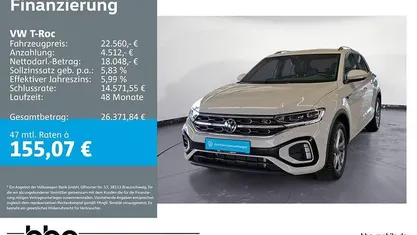 Gebraucht VW T-Roc R-line 110 PS (80 kW) 2023 SUV