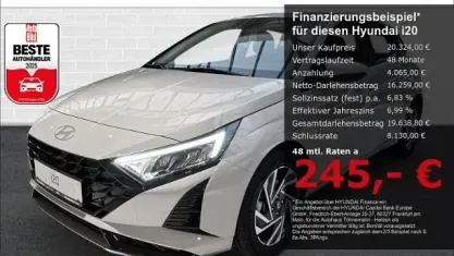 Neu Hyundai i20 Trend 101 PS (74 kW) 2025 Blau Kleinwagen