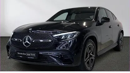 Gebraucht Mercedes GLC300 AMG 269 PS (197 kW) 2024 Lack obsidianschwarz Coupé
