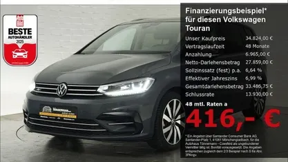 Gebraucht VW Touran Comfortline 150 PS (110 kW) 2024 Grau Van / Kleinbus