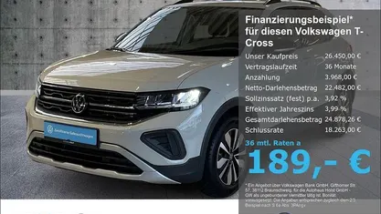 Gebraucht VW T-Cross Goal 116 PS (85 kW) 2025 SUV