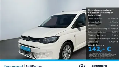 Gebraucht VW Caddy Life 102 PS (75 kW) 2022 Candyweiss Van / Kleinbus