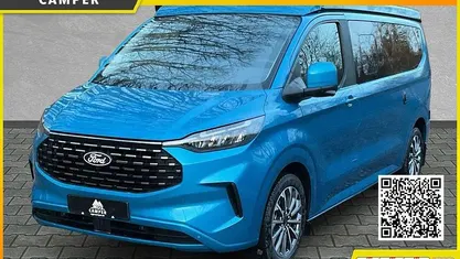 Digital aqua blue metallic Neu 2025 Ford Tourneo Custom Nugget Van | 63.590 € (Superpreis)