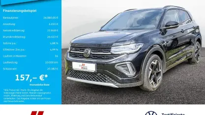 Gebraucht VW T-Cross R-line 150 PS (110 kW) 2025 Schwarz SUV