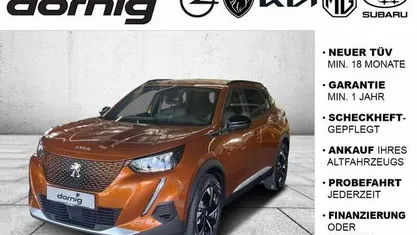 Orange fusion metallic Gebraucht 2023 Peugeot e-2008 Allure SUV | 23.390 € (Fairer Preis)