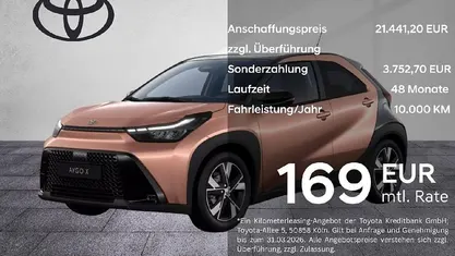 Cinnamon bronze Neu 2026 Toyota Aygo X SUV | 24.130 € (Fairer Preis)