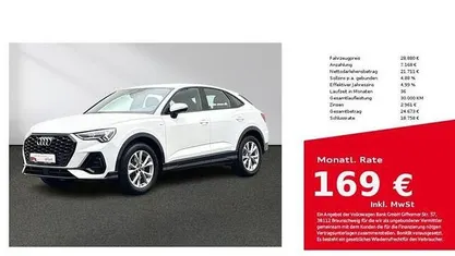Gebraucht Audi Q3 Sportback S-Line 150 PS (110 kW) 2022 Ibisweiß SUV