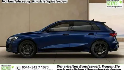 Navarrablau metallic Neu 2025 Audi A3 S-Line Limousine | 39.677 € (Fairer Preis)