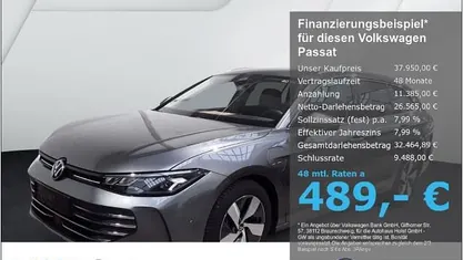 Gebraucht VW Passat Business 150 PS (110 kW) 2025 Grau Kombi