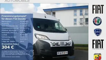 Gebraucht Fiat Ducato 140 PS (102 kW) 2024 Weiß Van