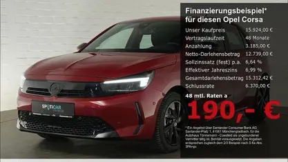 Usata Opel Corsa 101 CV (74 kW) 2024 Rosso Utilitaria