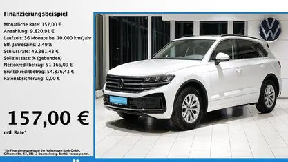 Usata VW Touareg Elegance 231 CV (169 kW) 2025 Bianco SUV