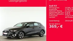 Schwarz Gebraucht 2022 Audi A3 Sportback Advanced Plus Limousine | 24.998 € (Fairer Preis)
