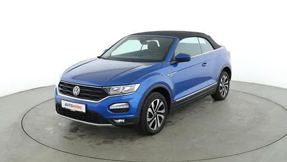 Blau Gebraucht 2021 VW T-Roc Cabriolet Active Cabrio | 22.040 € (Fairer Preis)