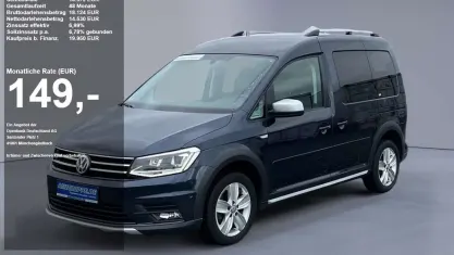 Gebraucht VW Caddy 102 PS (75 kW) 2019 Blau met Van / Kleinbus