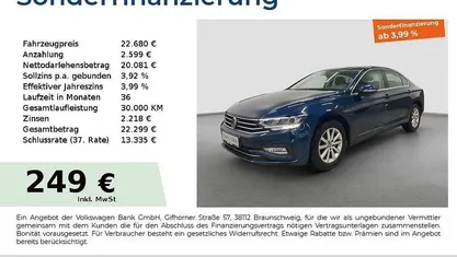 Gebraucht VW Passat Business 200 PS (147 kW) 2021 Limousine
