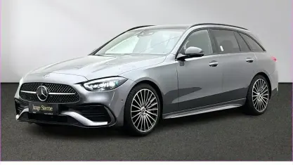 Gebraucht Mercedes C300 AMG line 265 PS (194 kW) 2022 Lack selenitgrau Kombi