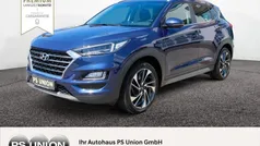 Blau / stellar blue (metallic) Gebraucht 2019 Hyundai Tucson Style SUV | 18.750 € (Fairer Preis)