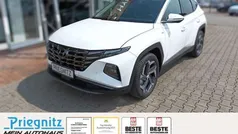 Atlas white Gebraucht 2023 Hyundai Tucson Prime SUV | 34.890 € (Fairer Preis)
