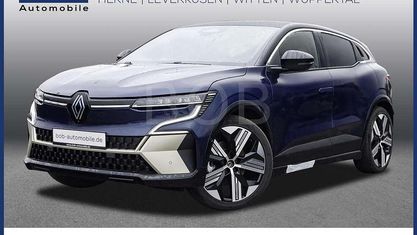 Gebraucht Renault Megane E-Tech Iconic 160 kW (218 PS) 2025 Nachtblau metallic, black pea Limousine