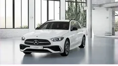Weiß Gebraucht 2024 Mercedes C300e AMG line | 52.900 € (Fairer Preis)