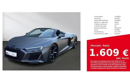 Grau/verdeckfarbe r8 spyder... Gebraucht 2022 Audi R8 Spyder Performance Cabrio | 119.880 € (Superpreis)