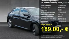 Schwarz Gebraucht 2023 Peugeot 208 Active Kleinwagen | 17.840 € (Fairer Preis)