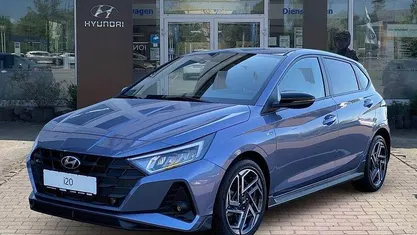 Meta blue Neu 2025 Hyundai i20 N Line Limousine | 24.499 € (Fairer Preis)