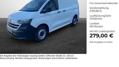 Nuova VW Transporter 150 CV (110 kW) 2026 Bianco Furgone