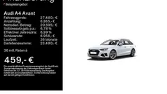 Gletscherweiß metallic Gebraucht 2021 Audi A4 S-Line Kombi | 28.470 € (Fairer Preis)