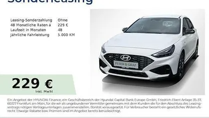 Neu Hyundai i30 N Line 150 PS (110 kW) 2026 Weiß Limousine