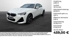 Weiß (alpinweiss iii) Gebraucht 2022 BMW 218 M Sport Coupé | 31.770 € (Guter Preis)
