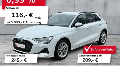 Używany Audi A3 Advanced 116 KM (85 kW) 2025 Biały Sedan/Limuzyna