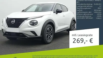 Pearl white / black Gebraucht 2025 Nissan Juke N-Connecta SUV | 24.490 € (Fairer Preis)
