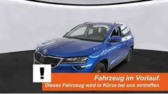 Blau (raceblau metallic) met. Gebraucht 2021 Skoda Karoq Clever SUV | 22.380 € (Fairer Preis)