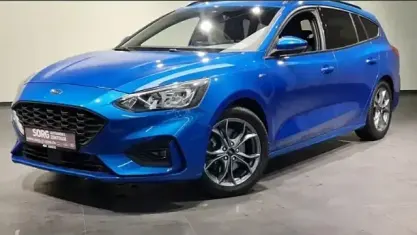 Gebraucht Ford Focus ST-Line 125 PS (91 kW) 2020 Blau Kombi