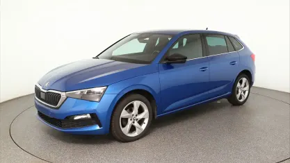 Gebraucht Skoda Scala Style 150 PS (110 kW) 2020 Modra race/race blue Kleinwagen