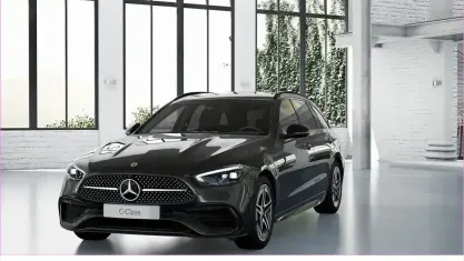Gebraucht Mercedes C180 AMG line 170 PS (125 kW) 2026 Grau Kombi