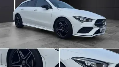 Gebraucht Mercedes CLA180 Shooting Brake AMG line 136 PS (100 kW) 2019 Weiss Kombi
