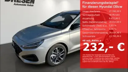 Ny Hyundai i30 Advantage 150 HK (110 kW) 2025 Sølv Stationcar