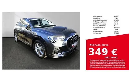 Gebraucht Audi Q3 S-Line 200 PS (147 kW) 2022 Daytonagrau perleffekt SUV