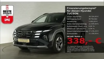 Käytetty Hyundai Tucson Trend 180 HP (132 kW) 2025 Musta Katumaasturi