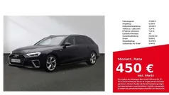 Mythosschwarz metallic Gebraucht 2023 Audi A4 S-Line Kombi | 31.480 € (Guter Preis)