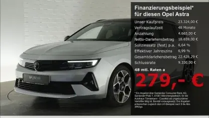 Gebraucht Opel Astra Ultimate 131 PS (96 kW) 2024 Silber Kleinwagen