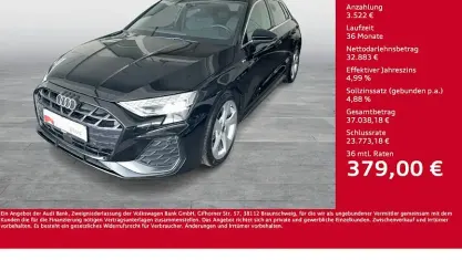 Usata Audi A3 S-Line 150 CV (110 kW) 2025 Berlina