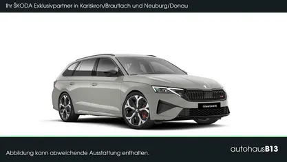 Neu Skoda Octavia RS 265 PS (194 kW) 2025 Blackmagic perleffekt (schwarz) Kombi