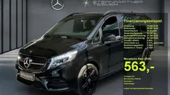 Obsidianschwarz metallic Gebraucht 2021 Mercedes V250 AMG Van / Kleinbus | 52.222 € (Guter Preis)