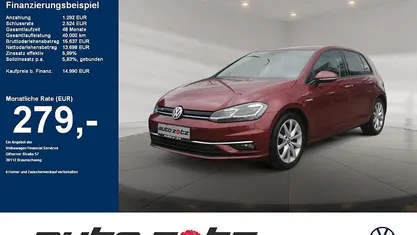 Gebraucht VW Golf VII Highline 131 PS (96 kW) 2019 Rot Limousine